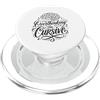 Introvert Mental Health Brain Designs Pensiero eccessivo di ansia pensare troppo in corsivo PopSockets PopGrip per MagSafe