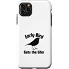 Birding in the 901 Custodia per iPhone 11 Pro Max Early Bird ottiene Lifer divertente Birding Humor