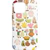 Jelly-Style Cat Custodia per iPhone 16 Pro Max Gatto di peluche in stile gelatina