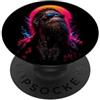 Funny Cryptid Squatch Humor Men Women Ki Occhiali da sole retrò Sasquatch Bigfoot Wilderness Legend PopSockets PopGrip Adesivo