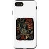 Retro Patriotic 1776 and Liberty Apparel Custodia per iPhone SE (2020) / 7/8 1776 L'originale FAFO | Statua patriottica della libertà retrò