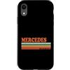 Retro Personalized Name outfit For Men W Custodia per iPhone XR MERCEDES Retro Personalizzato Nome Vintage Stripes