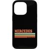 Retro Personalized Name outfit For Men W Custodia per iPhone 13 Pro MERCEDES Retro Personalizzato Nome Vintage Stripes