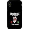 SARDEGNA Custodia per iPhone X/XS la Sardegna sta chiamando regalo Divertente Sardo Regione