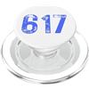 Area Code Tees Codice Area 617 per Boston Massachusetts MA 617 PopSockets PopGrip per MagSafe