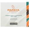 Zuccari Crema Viso Illuminante Anti-Age Distensiva Rinnovante, Vasetto da 50ml, Con Papaya Bio-Fermentata, Peptidi Bio-Mimetici e Vitamina PP, Idratazione Leggera e Protezione UV per Pelle Radiosa
