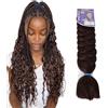 Ser Mulher Extension Capelli per Treccine 100% Kanekalon Afrelle, 165 gr - Hair Extension Professionali, IDEALI per Styling Afro, Dreads, Braids, Volume Naturale, 205 cm, ULTRA BRAID (Chocolate)