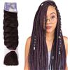 Ser Mulher Extension Capelli per Treccine 100% Kanekalon Afrelle, 165 gr - Hair Extension Professionali, IDEALI per Styling Afro, Dreads, Braids, Volume Naturale, 205 cm, ULTRA BRAID (Dark Red)