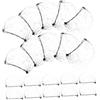 VICASKY 20pezzi Rete Elastica Per Capelli Retine Per Chignon Da Donna Retine Per Capelli Da Balletto Per Notte Rete Per Chignon Fissaggio Per Parrucche Realizzata in Nylon Resistente