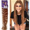 Ser Mulher Extension Capelli per Treccine 100% Kanekalon Afrelle, 165 gr - Hair Extension Professionali, IDEALI per Styling Afro, Dreads, Braids, Volume Naturale, 205 cm, ULTRA BRAID (Honey Blonde)