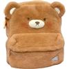 Xoeryoy Zaino in peluche Zaino Kawaii Bear di capacità per viaggi in ufficio scolastico, 1
