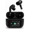 GEMBIRD Gembird GMB Audio TWS-LCD-ANC-01-BK headphones/headset Wireless In-ear Calls/Music USB Type-C Bluetooth Black