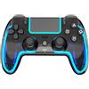 Wigento Controller wireless PS5 con doppio joystick ad effetto Hall, ABS, nero