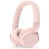 Philips Cuffie Wireless On-Ear TAH4000PK/00 Rosa Bluetooth 6.0 70H