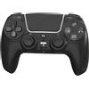 Wigento Controller di gioco wireless per PS5 con giroscopio a effetto Hall e doppia vibrazione, nero