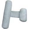 Bemonew Cuscino a cuneo per neonato, 1 cuneo per dormiente laterale, cuscino antirotolamento regolabile con tessuto fresco e traspirante, 7, 87-9, 45 pollici, grigio