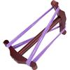 BENECREAT Niddy Noddy, Strumento di Filatura In Legno per Filare, Filato a mano, Strato, Creazione di Una Matassa, 25.5x16x2cm