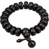 HIFFEY Bracciale maschile buddista tibetano in legno perline meditazione uomo braccialetto mantra donna yoga (Color : Beads 10mm)