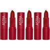 ASTRA Make-UP Lip Creamynal - Rossetto Cremoso Tonalità 08 Ginger: Rosso Corallo Intenso 3x1 St