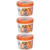 Garnier Maschera Riparatrice Fructis Hair Food, riparatrice 3in1 con formula vegana per capelli danneggiati, Papaya, 390 ml 3x390