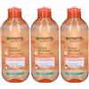 Garnier Skinactive Acqua Micellare Peeling Delicato 1% PHA + Acido Glicolico, 400ml 3x200 ml