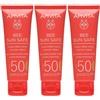 APIVITA Crema Bee Sun Safe Gel Viso Colorata Hydra Fresh SPF50 3x50 ml solare
