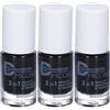 Dermovitamina Micoblock® 3 in 1 Smalto Idratante e Traspirante Nero 3x5 ml