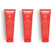 APIVITA Bee Sun Safe Crema Gel Viso Hydra Fresh SPF50 3x50 ml solare