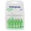 Interprox Micro 6 Scovolini Verdi, Anti-Placca e Anti-Carie per spazi interdentali piccoli (PHD 11) 4x6 Pc Spazzolino da denti