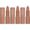 ASTRA Make-UP Lip Creamynal - Rossetto Cremoso Tonalità 01 Marlon: Nude Beige Chiaro 3x1 St