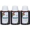 KLORANE Shampoo alla Chinina e Stella Alpina Bio 3x100 ml