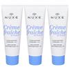 NUXE Crème fraîche de beauté® Fluido Opacizzante Idratante 48h Pelli Miste 3x50 ml