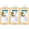 Klorane Cica-shampoo Ristrutturante e Anti-rottura al Cupuaçu 400ml - Capelli danneggiati, molto secchi 3x400 ml