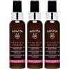 Apivita Latte Detergente Occhi Delicato, Deterge e Rimuove Il Trucco Waterproof, struccante 3x100 ml