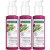 Klorane Siero dissetante al Fico d'India e acido ialuronico 100ml - Capelli disidratati, idratazione 3x100 ml