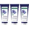 Klorane Balsamo dopo shampoo alla Centaurea BIO 200ml - Anti ingiallimento Capelli grigi e biondi 3x200 ml