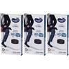 Sauber Pharma Uomo Calza Dryarn 140 Denari Colore Nero Taglia S/M 3x1 St