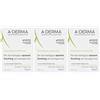 A-Derma Les Indispensables Pane dermatologico lenitivo 100g - Detergente solido per Pelle Fragile, deterge delicatamente idrata e lenisce 3x100 g