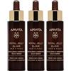 Apivita Royal Jelly Elixir Siero Cuoio Capelluto Rivitalizzante e Densificante 3x50 ml
