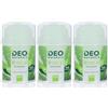 DeoNaturals Mineral Deo Stick Con Aloe Vera 3x100 g