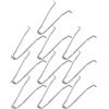 STOBAZA 10 Pezzi Molla di Ricambio per Tagliaunghie Argento in Plastica e Acciaio Inox, Resistente e Facile da Installare, per Uso Domestico e Pedicure