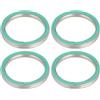 YINETTECH 4 guarnizioni collettore moto 42 x 34 x 5 mm 14181-14D00 compatibili con Suzuki GSF1200 Bandit 1995-2006