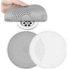 Flintronic 2 filtri in silicone per doccia e vasca da bagno, con ventose pieghevole e forte
