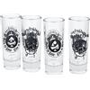 Motörhead 4 bicchieri da liquore Born to Lose/Live to WIN NUOVO + BOX