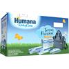 humana Teneri pensieri baby bag baby care pasta 100 ml + salviette 72 pezzi + olio da bagno 200 ml + shampoo 200 ml + talco liquido 100 ml
