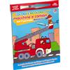 La Coccinella Colora e ricolora macchine e camion con il pennarello magico. Ediz. a colori. Con pennarello