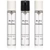 Chanel Bleu de Chanel Parfum ricarica con atomizzatore 20 ml + Parfum ricarica 2 x 20 ml