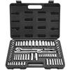VEVOR Set di Bussole, 69 Pezzi, Set di Bussole e Cricchetti da 9,5 e 6,4 mm, SAE e Metriche, Profonde e Standard, Utensili Meccanici con Custodia Accessori, Acciaio Legato CR-V, per Riparazioni Auto