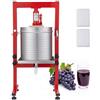 VEVOR Pressa Manuale Premitutto, Torchio per Vino Frutte in Acciaio Inox 30 Litri Premitutto per Mele Uva Arance Verdure con Sacchetti Filtro Pressa Idraulico 40 x 32 x 61 cm Succhi di Frutta