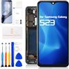 ARSSLY Schermo LCD di ricambio TFT per Samsung Galaxy S23 5G A911 - per Galaxy S23 5G Display LCD Touch Screen Digitizer SM-S911B S911E S911U Assemblaggio con strumenti (nero con telaio)